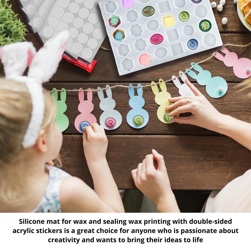 Silicone Wax Seal Mat Pad for Wax Seal Stamp 30