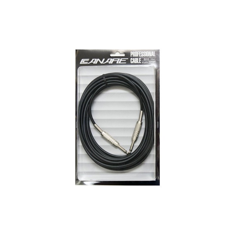 CANARE PROFESSIONAL CABLE Shielded Cable 32.8 ft (10 m) Black