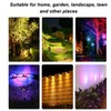 4 in 1 Garden Spotlight RGB Colorful Remote APP Control