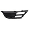 TRQ Front Left Fog Light Hole Cover Black Drivers Side