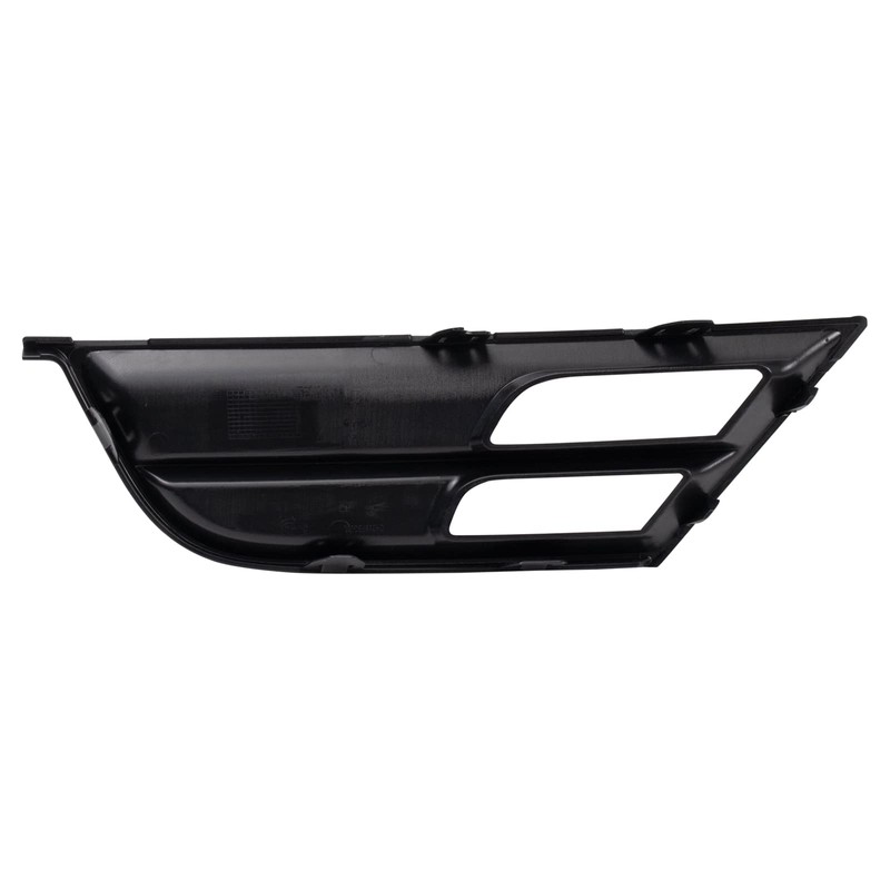 TRQ Front Left Fog Light Hole Cover Black Drivers Side