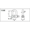 TRUSCO TNS16-5 Screw Shackle SUS316 Stainless Steel 0.2 inch (5