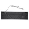 Gaming Keyboard USB Round 104 Keycaps Backlit Ergonomic Fodable Feet