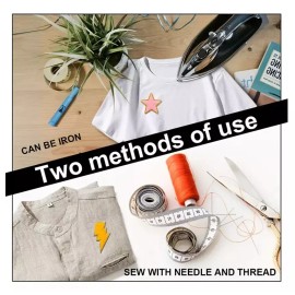 UB F WORD - FORD LOGO STYLE -  Black/Red Patch Embroidered Iron On