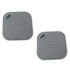 Fnuqz 2pcs Square Drain Stoppers Easy to Clean Silicone Shower