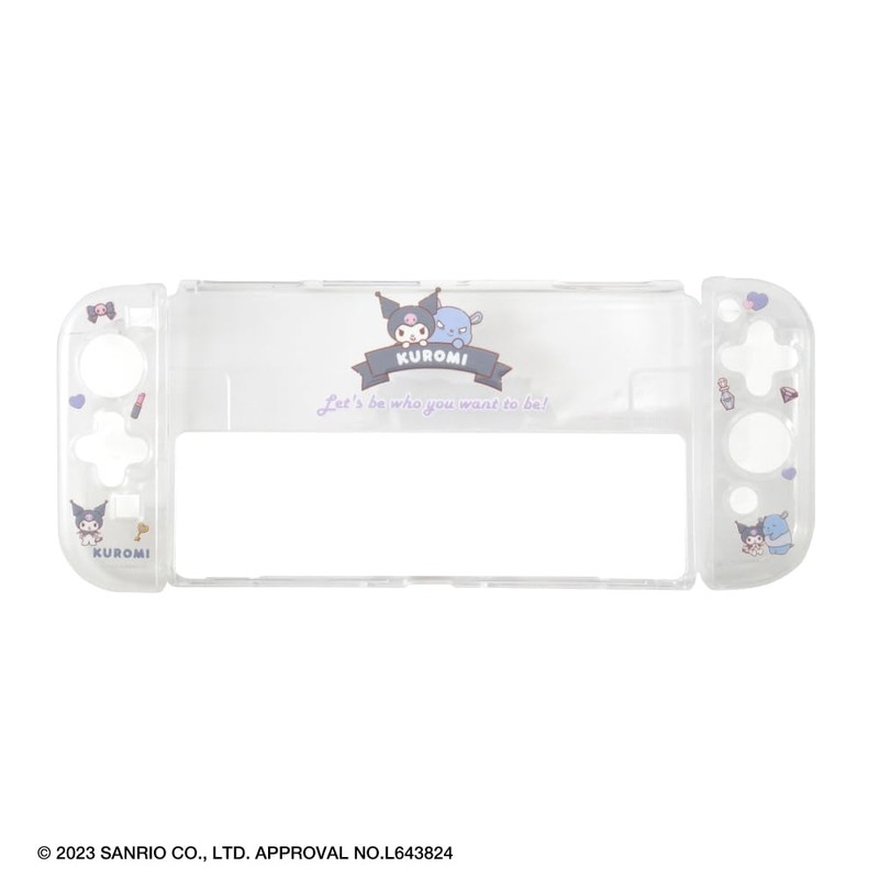 アローン Switch有機EL用セパレート型クリアケース#Unipo サンリオキャラクターズ クロミ ALG-NSUQKUSC