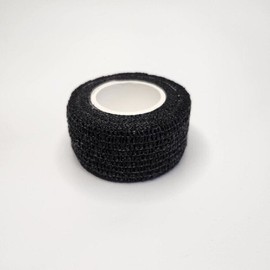 Black 2.5cm Muscle Exercise Tape Jiu-Jitsu Taping Compression Taping / 검정 2.5cm 근육 운동테이프 주짓수테이핑 테이핑 압박