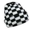 CLAPE Multi-Color Unisex Knitted Hat Plaid Ski Cap Cuff Beanie