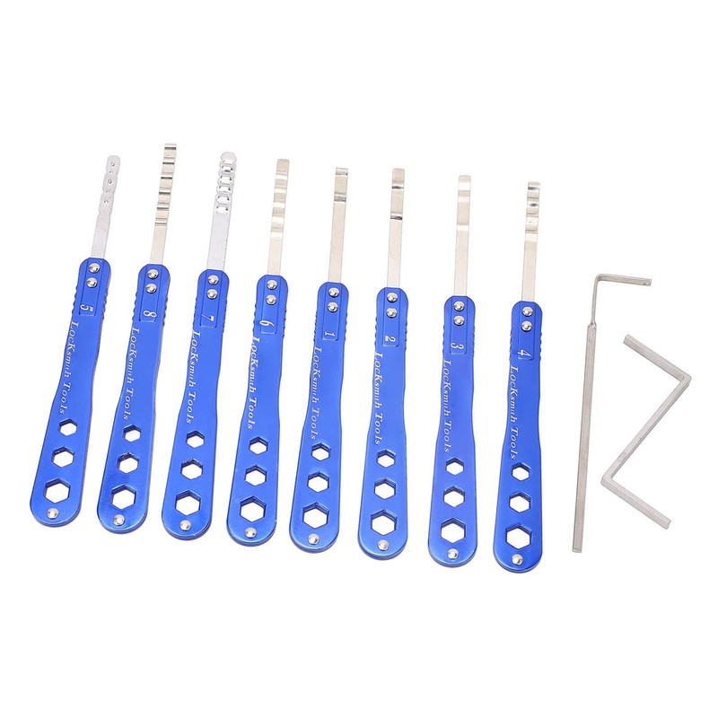 8Pcs Pickup Tool Stainless Steel High Accuracy Single Hook Pick