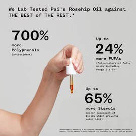 PAI SKINCARE - Organic Rosehip BioRegenerate Universal Facial Oil | Natural, Vegan, Sensitive Skincare (0.34 fl oz | 10 mL)