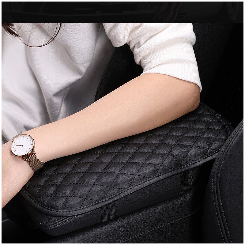Unbranded Universal Car Center Console Box Armrest Cushion Cover PU