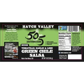 505 Southwestern Tomatillo Garlic & Lime Salsa, 16 Ounce (3 Pack)