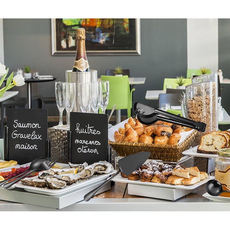 AARAINBOW Serving Utensils Set Large, 8 Pcs Serving Utensils for