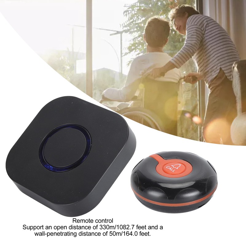 Wireless Caregiver Pager Emergency Nurse Alert System 433MHZ Volume Adjustment