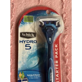 Schick Men’s SCHICK HYDRO 5 Razor ~ 1 Handle 1 Cartridge ~ FLIP TRIMMER *Starter Pack *