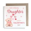 Second Ave Daughter Valentine's Day Bear Square Valentine's Day Greetings