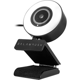 Balam Rush Camara Web STELAR CW750 1080P HD Microfono iluminación Led USB BR-932974