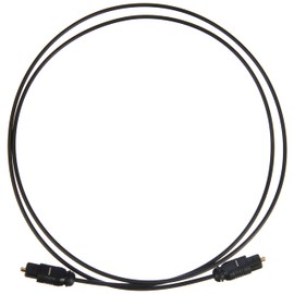 HDSupply TC010-010 Toslink S/PDIF Audio Cable Optical Fibre Optic Male Connector Diameter 2.2 mm 1.00 m Black
