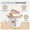 Giraffe Storage Basket for Nursery – Large 15”x11” Cotton Rope