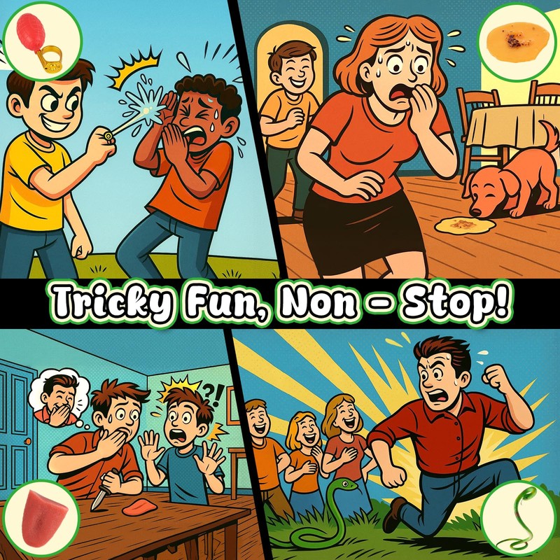 LovesTown Prank Kit, 25 PCS Prank Stuff for Adults Gag