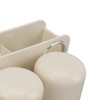 Toothbrush Holder Wall Mounted Multi Functional Toothbrush Toothpaste Dispenser for