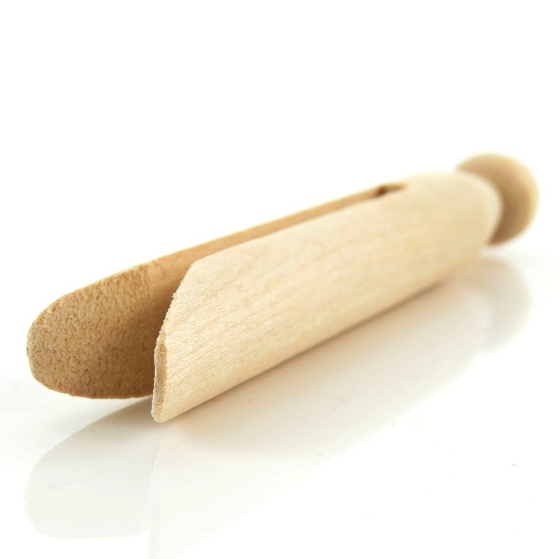 Hangerworld 72 Traditional Wooden Dolly Clothes Garment Pins Pegs Washing