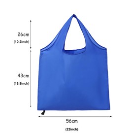 FAVORTALK Fold Away Shopping Bags Waterproof Washable - 2 Pcs Large Shopper Bag for Women Ladies Lightweight Reusable Eco Groceries Bag for Travel Storage - D24711