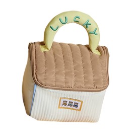 Milageto Makeup Case Cosmetic Bag Lightweight Portable Toiletry Kit Bag Travel Make up Organizer for Makeup Brush Lipstick Eye Shadow, Coffee