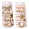 FairyBae 10kit Broche Pinza Pasador Cabello Demoda Perlas Flores H010