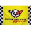 Generic CORVETTE RACING YELLOW  FLAG 3X5 POLYESTER