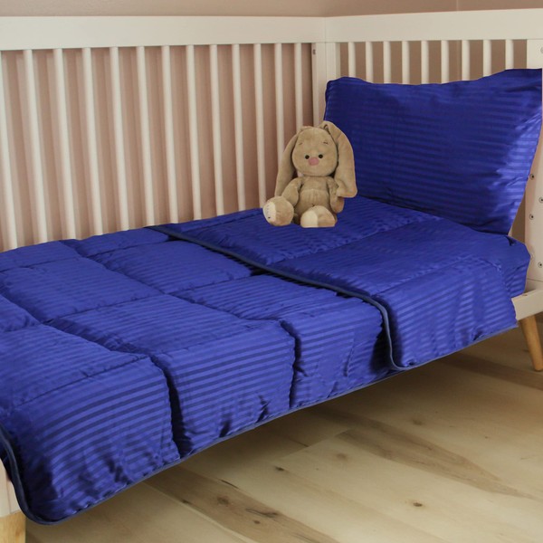 ZPECC Toddler Bedding Set - 4 Piece Soft Baby Crib