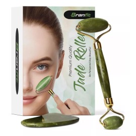 NJ Rodillo De Cuarzo Rosa Guasha Belleza Facial Masaje