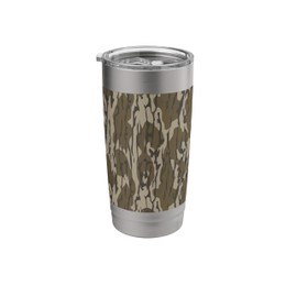 Bottomland Camo Old School Camouflage Duck Hunting Stainless Steel Insulated Tumbler
