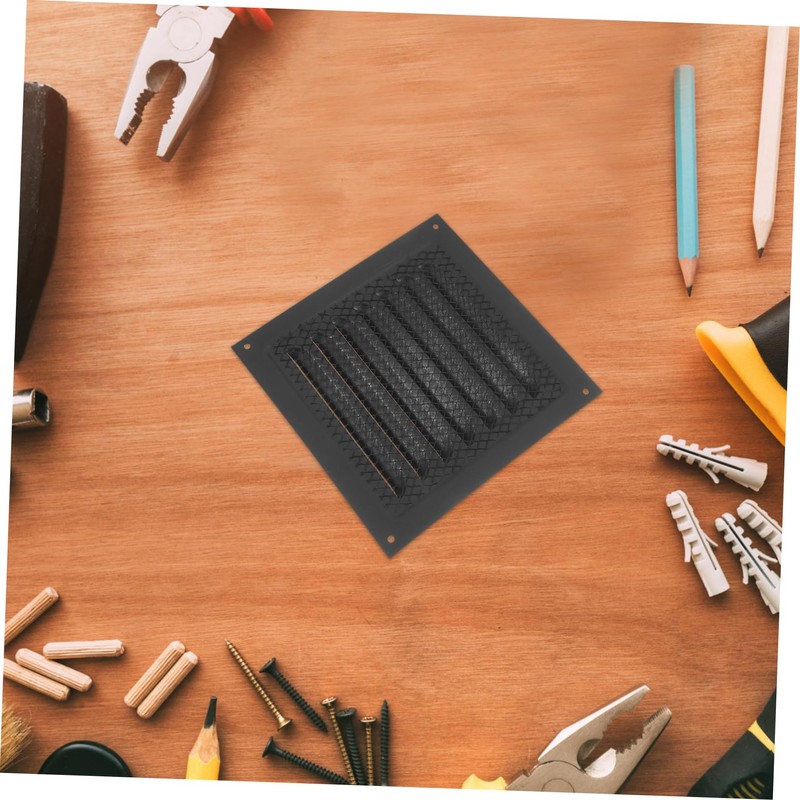 OSALADI Exterior Wall Vent Cover Metal Louvered Grille for Attic