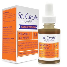 Vitamin C Brightening Oil Serum for Aging and Dry Skin with Matrixyl 3000 & Hyaluronic Acid