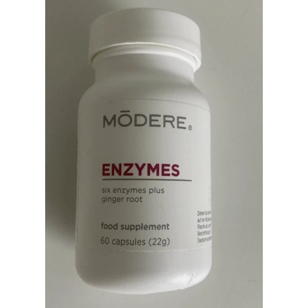 MODERE - DIGESTIVE ENZYMES + ginger root 60 capsules NEW