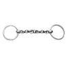 Korsteel Stainless Steel Waterford Loose Ring Bradoon Snaffle Bit, 6"