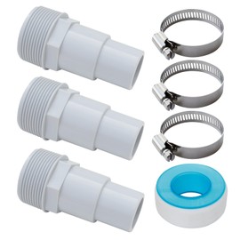 Pool Hose Adapter 1-1/4" or 1-1/2" Pool Hose Adapter 1.25 to 1.5 Compatible with Hayward SPX1091Z7 or SPX1091Z4 Ground Pool Pump, Filter,Skimmer 3 Pack