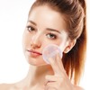 Sibba 12 Pcs Loose Powder Puff Pink Cotton Pads Face