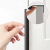 10Pcs Black Cabinet Handles Mount Finger Edge Pulls Hidden Drawers