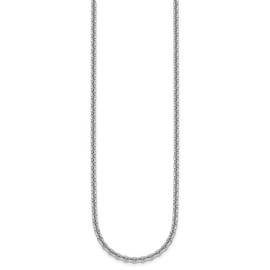 IceCarats 925 Sterling Silver 3.1mm Cable Link Chain 16 inch Belcher Necklace
