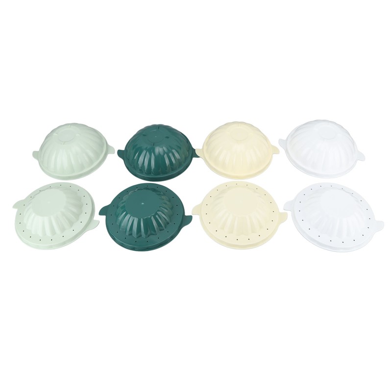 Ice Bowl Containers Mold Light Green Dark Green White Yellow