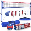 PATIASSY Premium Professional Outdoor Volleyball Net Set with Adjustable Height