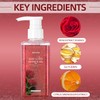 2-in-1 Body Wash & Body Scrub Rose (11.3fl.oz), Gentle Exfoliating