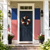 American Flag Hanging Banner for Patriotic Decor – Polyester Porch