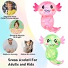 Pack of 2 Axolotl Toys, Soft Axolotl, Squeeze Toy, Stress