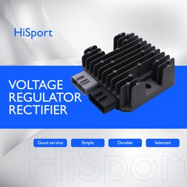 HiSport Voltage Regulator Rectifier with Wires - Compatible with Polaris General 1000 General 4 1000 General XP 1000 General XP 4 1000 Ranger 1000 Ranger 500 Ranger 570 - Replace 4014856 4014868