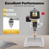 HAPPCUCOE 340W Mini Bench Drill Press,50Hz Corded Mini Table Drill,