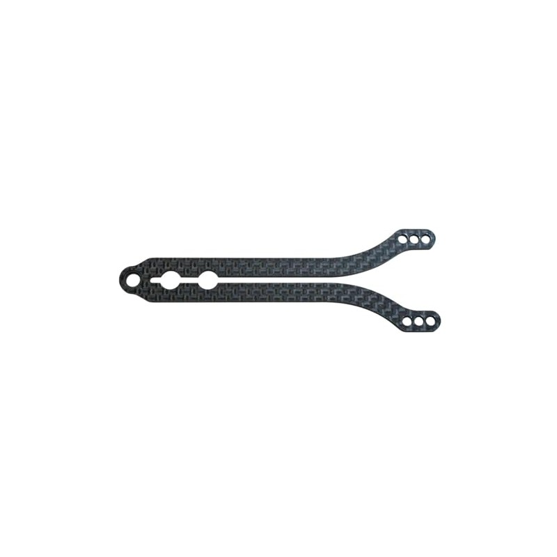 Mugen Chassis Upper Deck Carbon Fibre 2-Piece MTC2