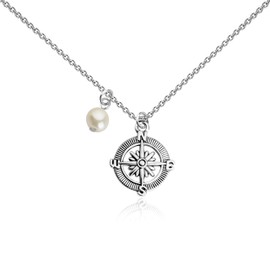MAOFAED Mentor Appreciation Gift, Compass Necklace for Mentor, Leadership Gift Idea for Teacher,Instructor,Coaches(wonderfulMentor)